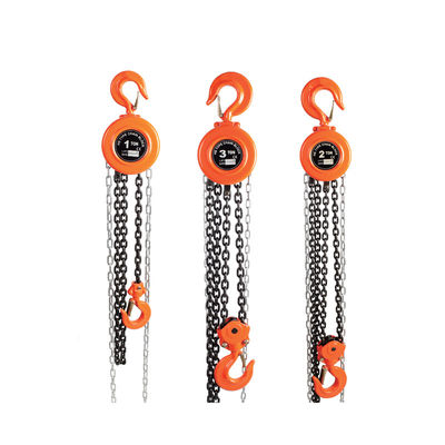 HSZ Chain Block 0.5-20T Load 2.5-3m Lift For Workshop / Construction / Rescue